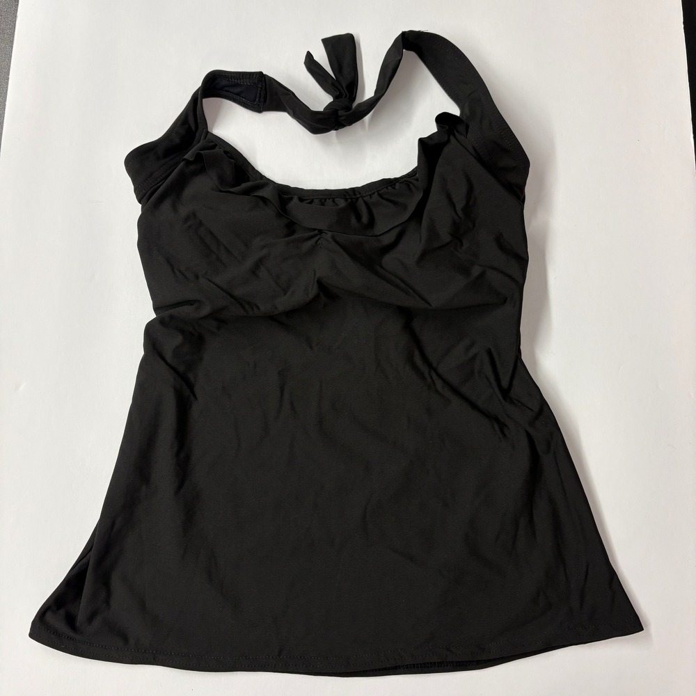 NWT Freya Women Tankini Top 30D Black In The Mix Underwire Halter AS3821BLK